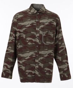 JOSEPH ABBOUD MOUNTAIN 【UNISEX】JOEコットンカモフラージュ シャツ