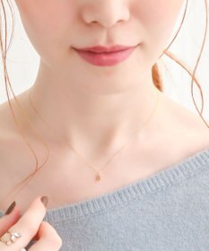 Phoebe 【K10】ジュエルラックネックレス　シトリン/11月誕生石/天然石/全長:40cm