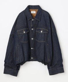 NAVE 【ReNAVE・洗える/中綿】ライトデニム ブルゾン