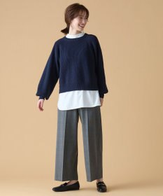 ANY モックネックプルオーバー