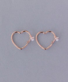 Phoebe ビックオープンハートイヤリング　ローズゴールド