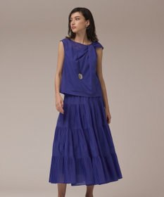 GRACE CONTINENTAL プリーツティアードスカート