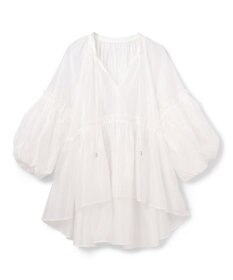 GRACE CONTINENTAL ギャザーカフタントップ