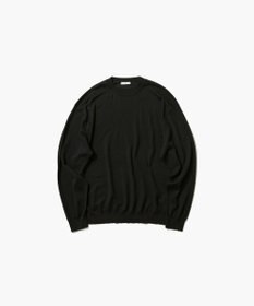 ATON NUBUCK SILK COTTON | クルーネックセーター - UNISEX