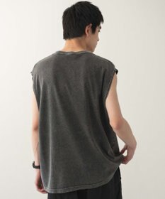 WEGO 【ユニセックス着用ITEM/MLサイズ展開/綿100%】スリーブレスコットンT