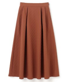 UNFILO エンボスフレアスカート