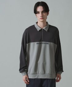 WEGO ドルマンポンチハーフZIPプルオーバー