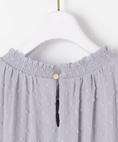 ANY SIS L 【美人百花6月号掲載】カットドビー ブラウス