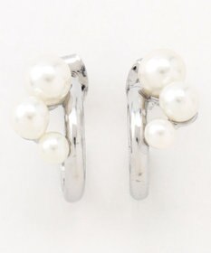 ANY 【WEB限定】パールフープピアス(両耳用)