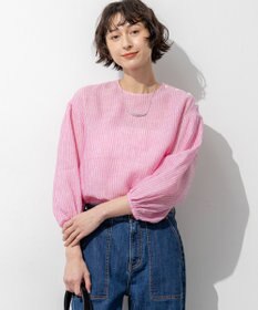 23区 【先行予約】LIBECOリネン ボリュームスリーブ ブラウス