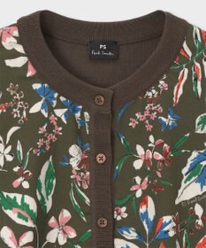 Paul Smith Number Floral コンビ カーディガン
