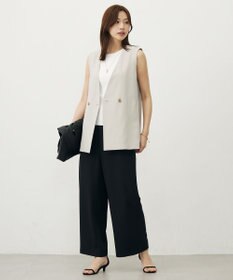 J.PRESS LADIES 【WEB限定カラーあり・洗える】FINE SLEEVELESS ニット タンクトップ