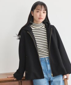 earth music&ecology ２Ｗａｙフードショートコート