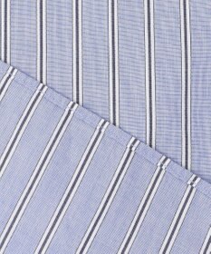 J.PRESS YORK STREET 【UNISEX】タイプライターストライプ バンドカラーシャツ