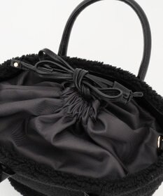 LA BAGAGERIE エコファー　バケツハンドバッグ