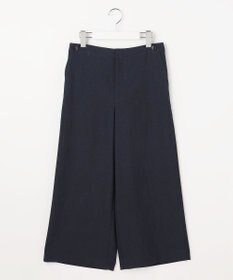 J.PRESS LADIES Shineシャンブレーツイル クロップド パンツ