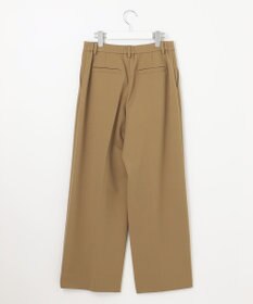 自由区 L 【WEB限定カラーあり/洗える/撥水加工】TRギャバ ワイドクロップドパンツ