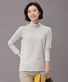 J.PRESS LADIES ウールジャージー  タートルネック カットソー