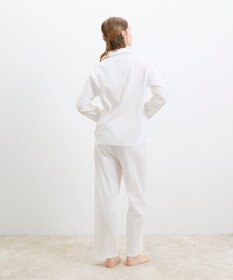 une nana cool 【綿100%】60/1 シルケットスムース 長袖開襟 MADE WITH LIBERTY FABRIC