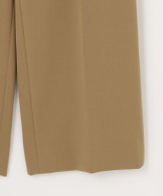 自由区 L 【WEB限定カラーあり/洗える/撥水加工】TRギャバ ワイドクロップドパンツ