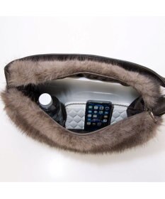 UNBILLION カシュカシュ cachecache / リボンワンハンドルエコファービッグバッグ