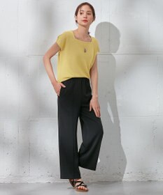 ANY 【洗濯機可能/アンチピリング/UVケア】アクリルガータースクエアニット