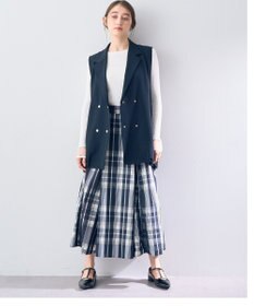 YECCA VECCA 袖口シアーリブニット