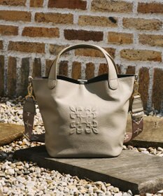 russet エンボスモノグラム2WAYタウントートバッグ(CE-1672-WEB)