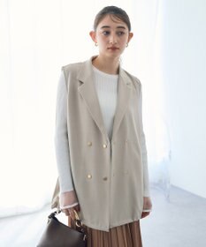 YECCA VECCA 袖口シアーリブニット