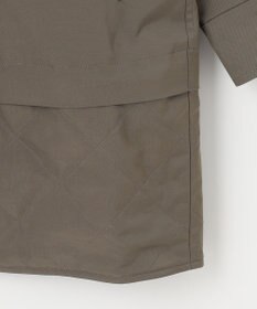 自由区 L 【撥水加工/洗える】キルトコンビアウター