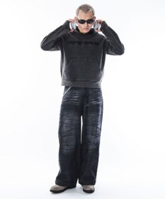 WEGO 【ユニセックス着用ITEM】コンパクトフィットロゴプルパーカー