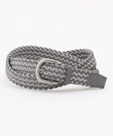 JOSEPH ABBOUD 【キングサイズ・イタリア素材・ストレッチ・日本製】メランジグリッドストレッチ ベルト