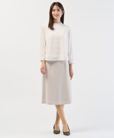 J.PRESS LADIES L レースコンビ カットソー