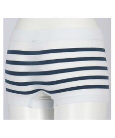 une nana cool S～LLまでワンサイズ設計 びよ～んと伸びるショーツ B4N ボーダー