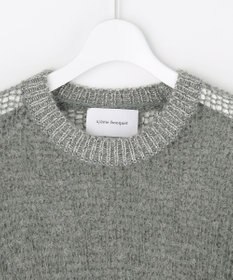 自由区 【カトリエムブーケ】Mohair lumineuxラメプルオーバ ーニット
