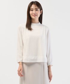 J.PRESS LADIES L レースコンビ カットソー