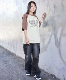 WEGO 【ユニセックス着用ITEM/MLサイズ展開】ヴィンテージライクラグラングラフィックT（SS）