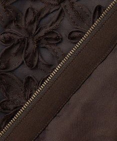 自由区 L 【17号サイズまで展開】テープエンブロイダリー ブルゾン