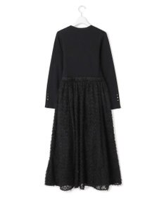 23区 【滝沢眞規子さん着用/一部店舗限定/洗える】ニットコンビジャカード ワンピース