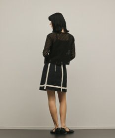 GRACE CONTINENTAL レースフレアスリーブトップ