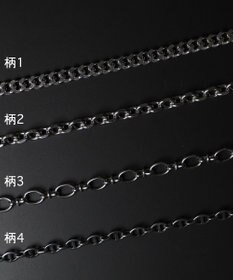 WEGO Mステンレスマンテルチェーンネックレス