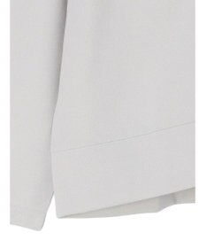 Green Parks カットジョーゼットドットボタンカーディガン