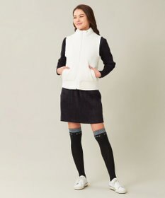 23区GOLF セットアップ可【WOMEN】ストレッチモール ニット スカート