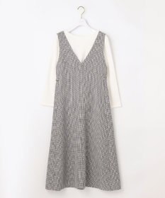 ANY SIS 【洗える】ツイード調ワンピース  セット