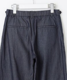 J.PRESS LADIES L 【洗える】ライトデニム セミワイド パンツ