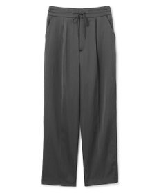 uncrave 【洗える】サテン ドロストパンツ（uncrave STANDARD）