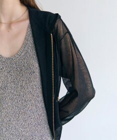 BEIGE， SIDERITE / シアージップフーディーニット