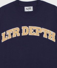 WEGO 【ユニセックス着用ITEM/MLサイズ展開】チェックカレッジグラフィックT（SS）