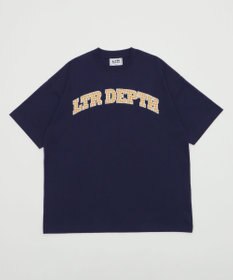 WEGO 【ユニセックス着用ITEM/MLサイズ展開】チェックカレッジグラフィックT（SS）