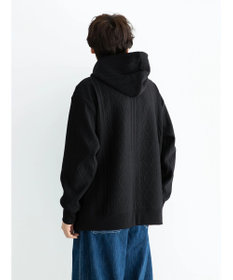 CRAFT STANDARD BOUTIQUE ケーブル柄カットパーカー1